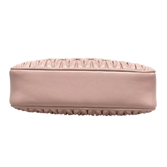 Auth miumiu Matelasse - Pink Leather Shoulder Bag - Picture 15 of 16